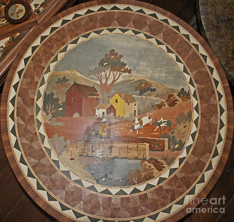 marquetry artwork from Madagascar 2 Photograph by Rudi Prott
