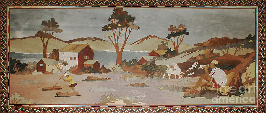 marquetry artwork from Madagascar 3 Photograph by Rudi Prott