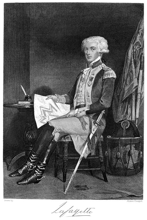 Marquis De Lafayette Photograph by Granger
