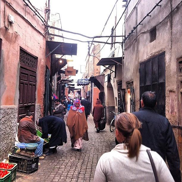 Morocco Photograph - Marrakech #morocco #givememore #getlost by Sarah Dawson
