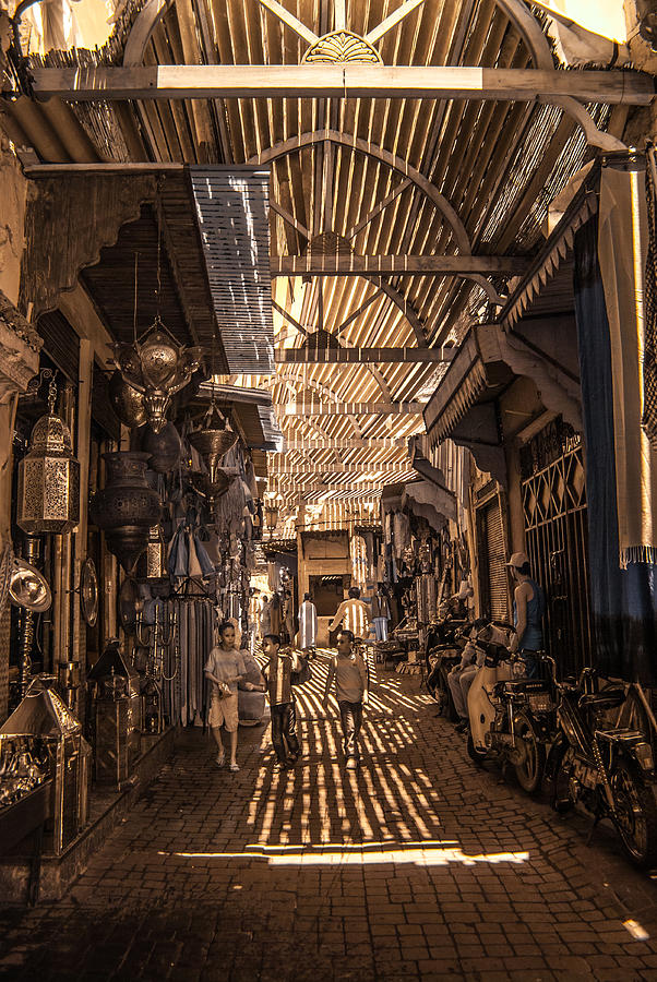 Marrakech Souk with children by Ellie Perla Marrakech Souk with children by Ellie Perla