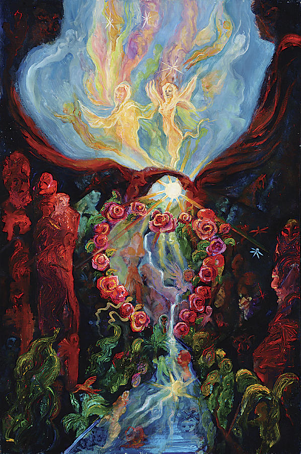 Marriage of Heaven and Earth Painting by Shari Silvey