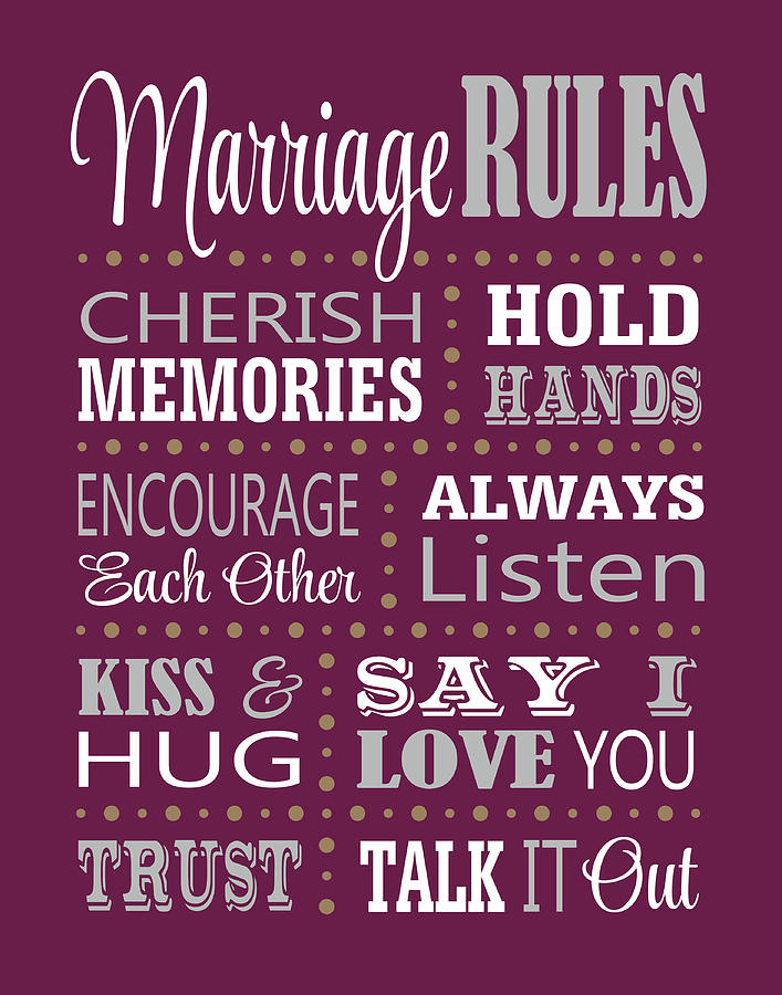 Marriage Rules Painting by Tamara Robinson | Fine Art America