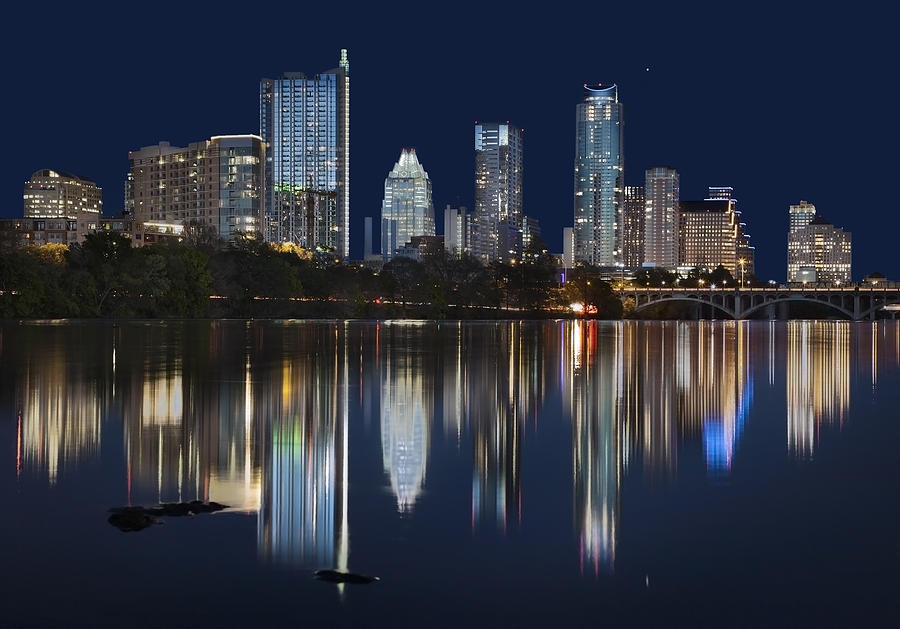 Mars Above Austin Photograph by Dan Whittaker - Fine Art America