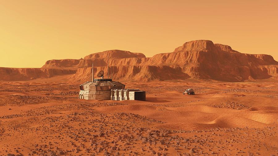 Mars Base Photograph by Walter Myers