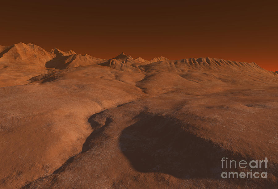 Mars Landscape Digital Art by Fairy Fantasies