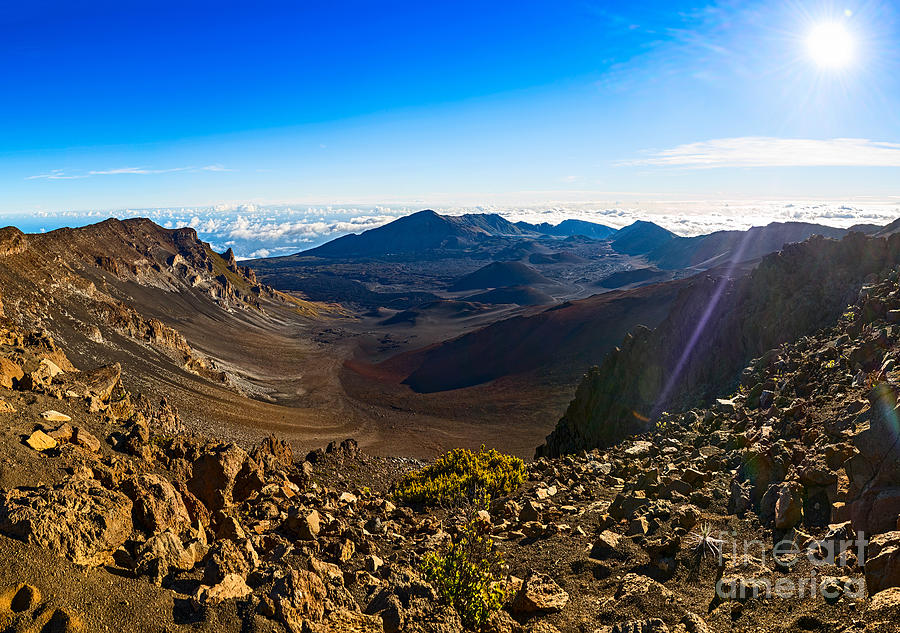 Haleakala National Park Photograph - Mars on Earth - Haleakala Panorama by Jamie Pham