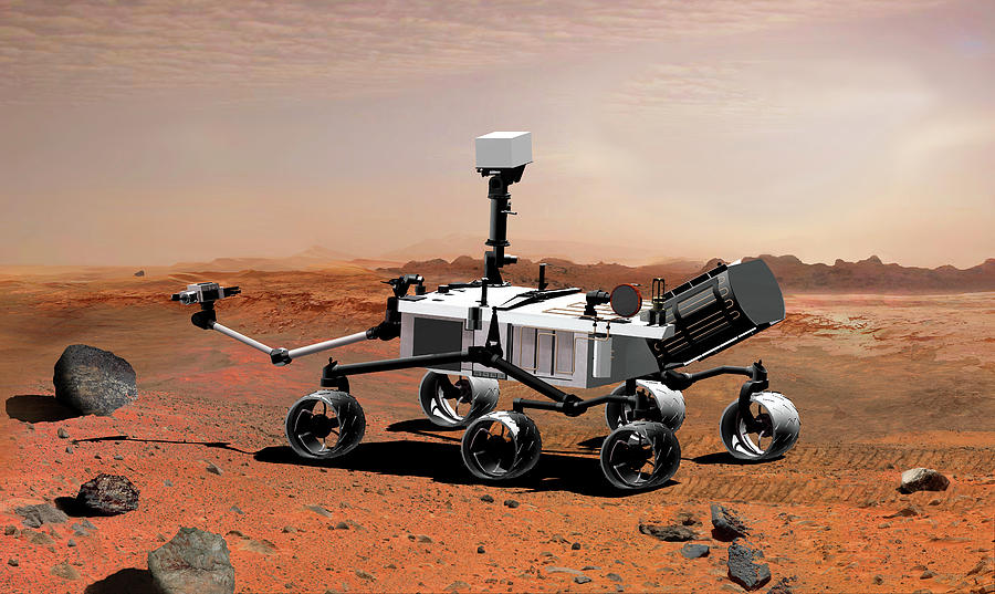 Mars Science Laboratory Rover Photograph by Nasa/jpl-caltech/science Photo Library