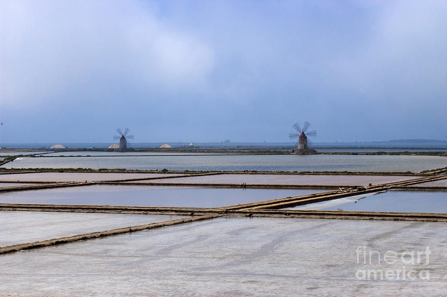 Landscape Photograph - Marsala salt marshes by Marco Battaglia