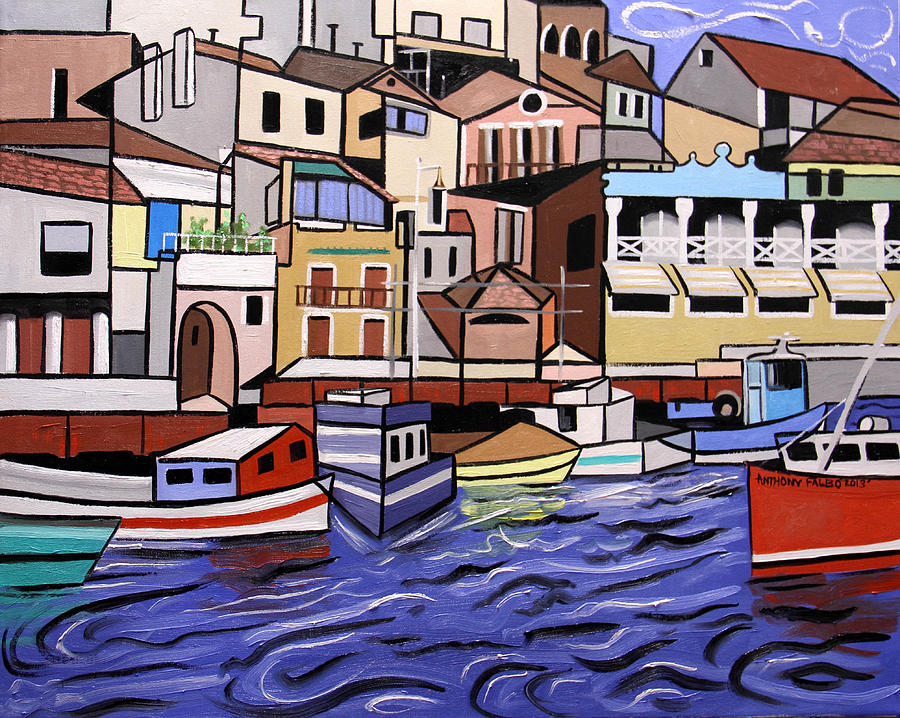 Marseille France Painting by Anthony Falbo