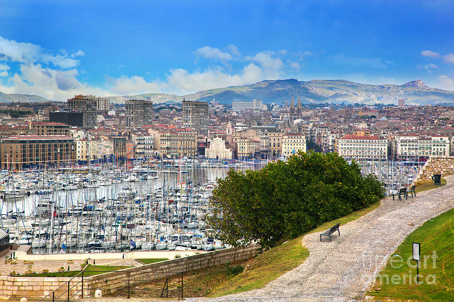 Marseille France panorama Photograph by Michal Bednarek