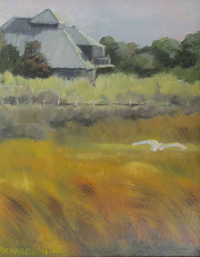 Marsh House Painting by Susan Richardson