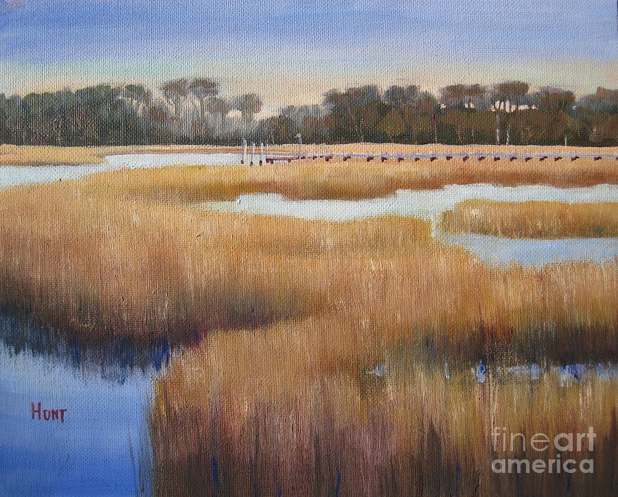 Marsh Landing Painting by Shirley Braithwaite Hunt