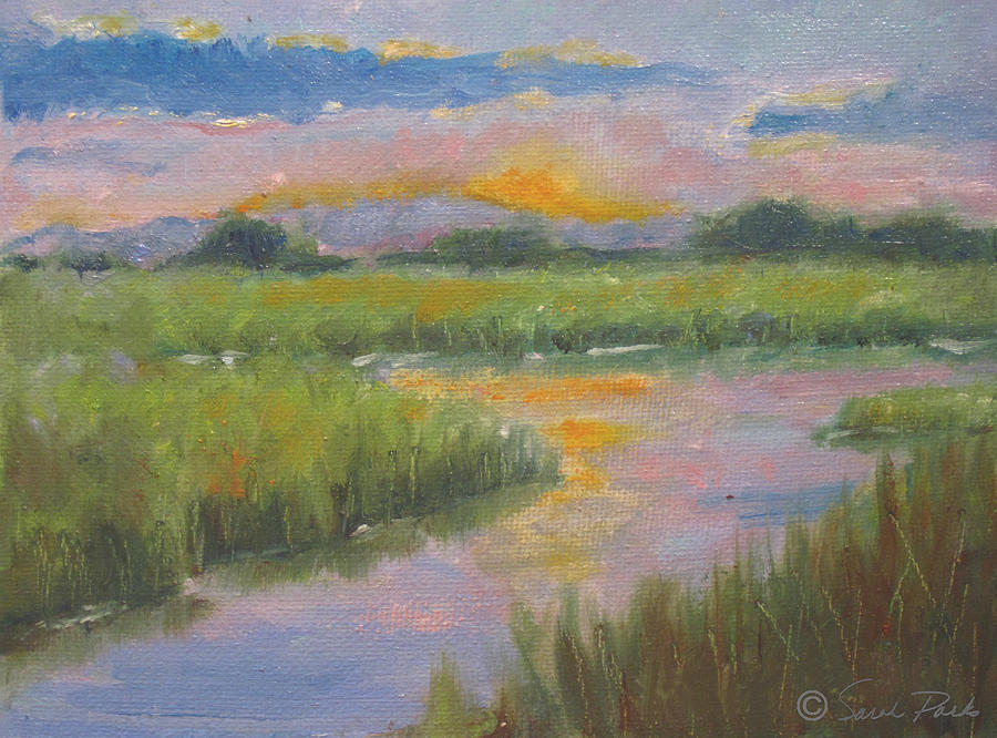 Marsh Light Painting by Sarah Parks