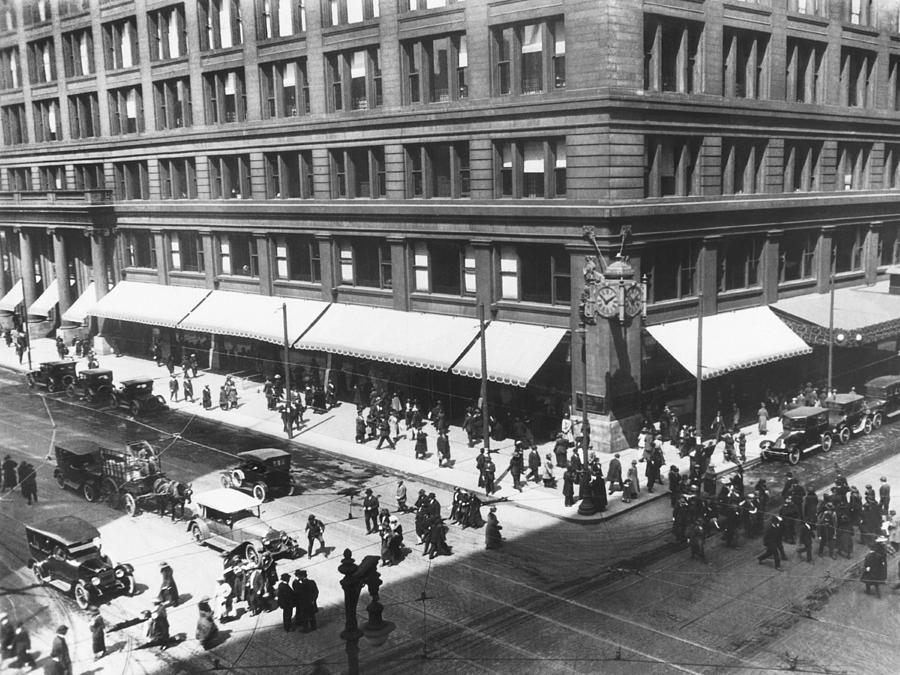 Marshall Fields Store Photograph by Underwood Archives