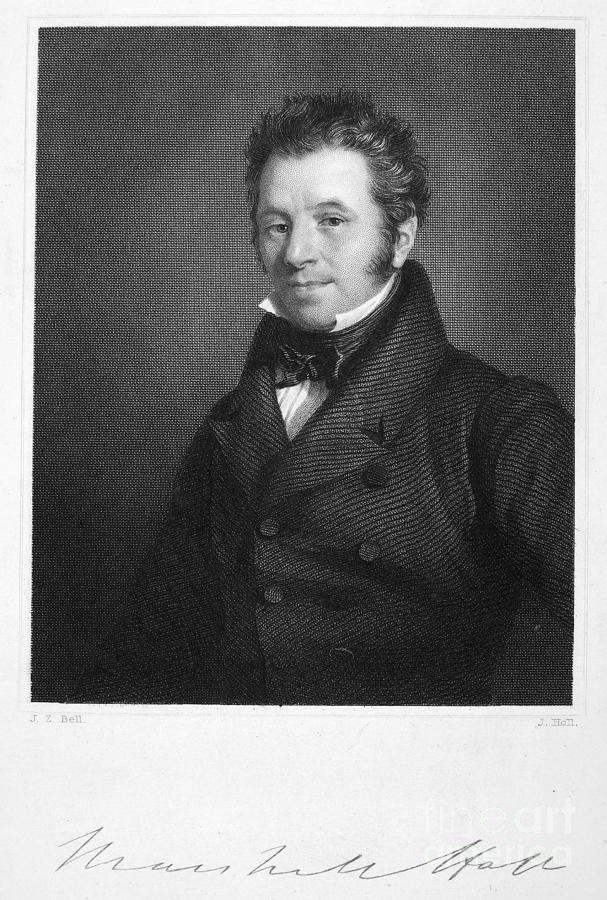 Portrait Photograph - Marshall Hall (1790-1857) by Granger