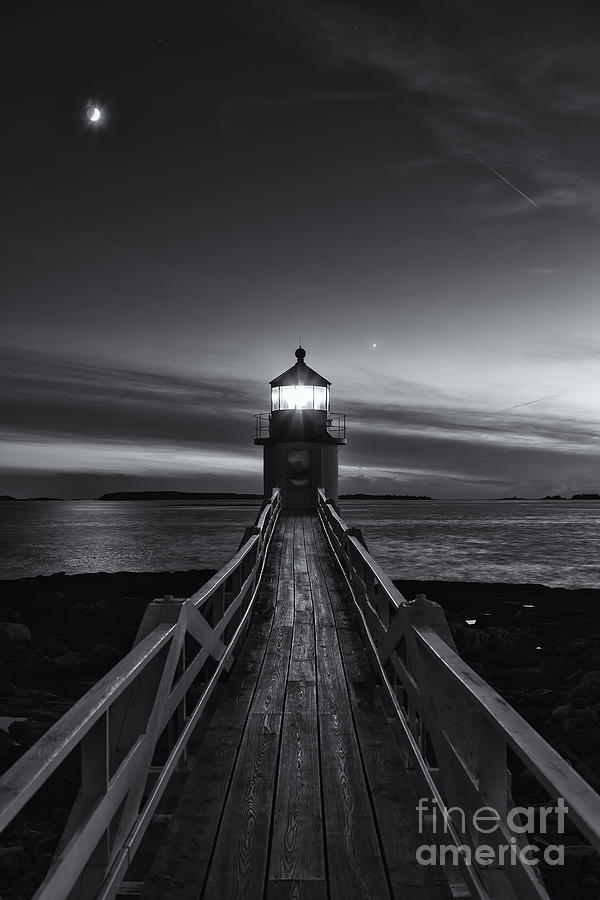 Marshall Point Lighthouse at Twilight II Photograph by Clarence Holmes