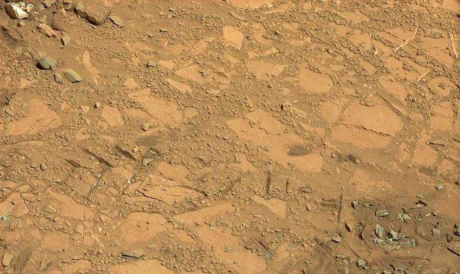 Martian Drilling Site Photograph by Nasa/jpl-caltech