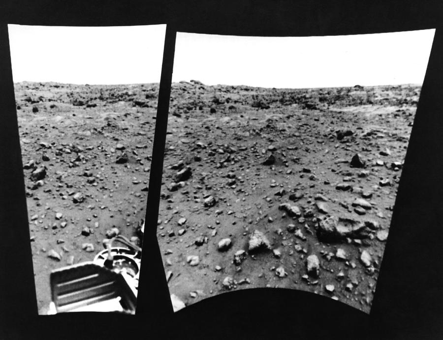 Landscape Photograph - Martian Landscape by Underwood Archives