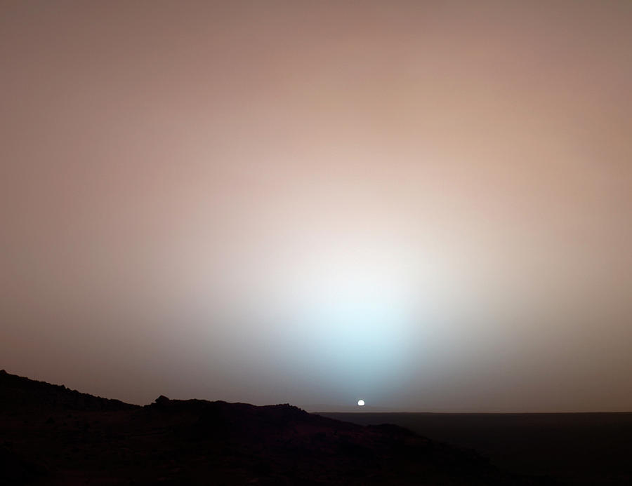 Martian Sunset Photograph by Nasa/science Photo Library