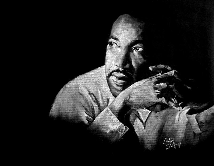 Martin Luther King Jr Drawing by Alan Smith Fine Art America