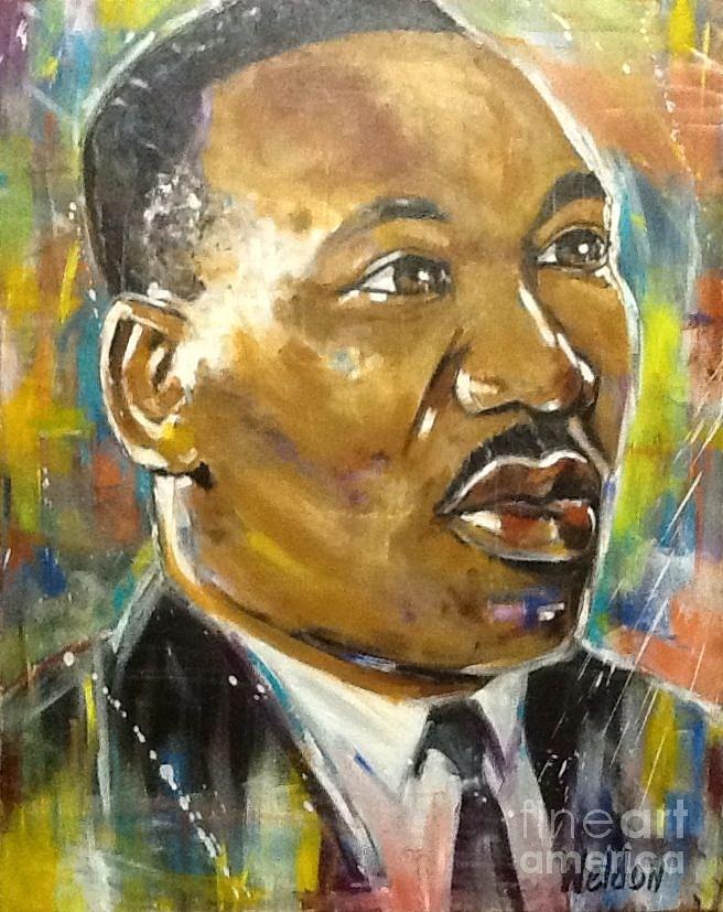 Martin Luther King Jr Painting by Mark Weldon - Fine Art America
