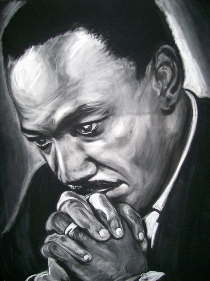 Martin Luther King Jr Pastel - Martin Luther King Jr by Martha Suhocke