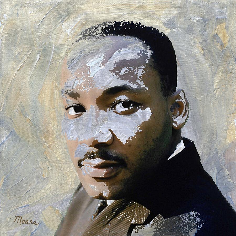 Martin Luther King Jr Digital Art - Martin Luther King by Linda Mears