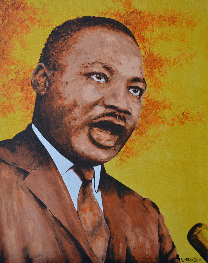 Martin Luther King Painting by Victor Minca