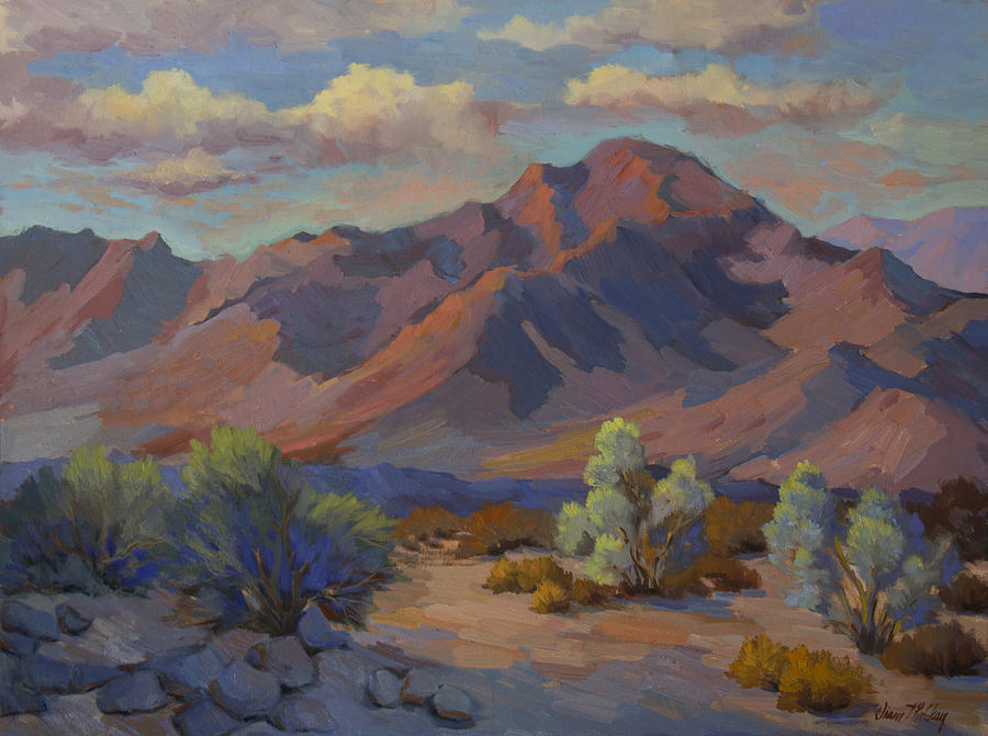 Martinez Mountain in La Quinta Cove Painting by Diane McClary