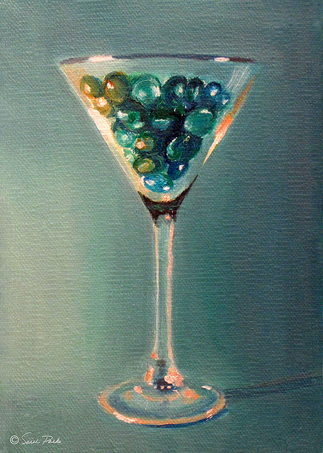 Martini Glass Painting
