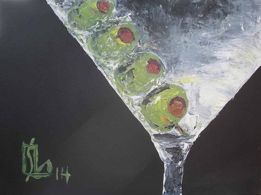 Martini Painting by Lee Stockwell