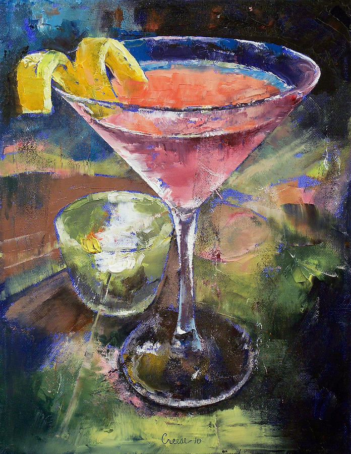 Martini Painting - Martini by Michael Creese