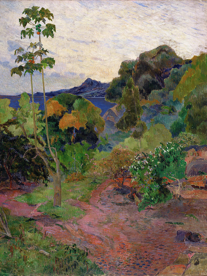 Martinique Landscape, 1887 Oil On Canvas Photograph by Paul Gauguin