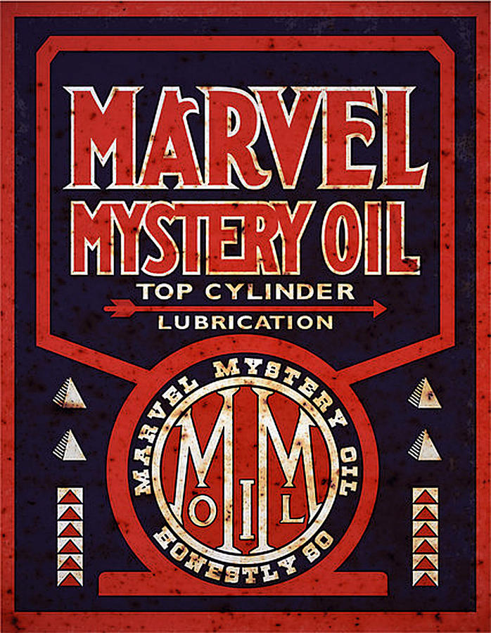 Marvel Mystery Oil Metal Sign Digital Art by Marvin Blaine - Fine Art  America