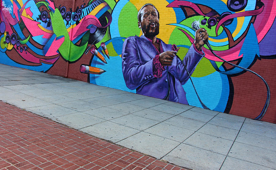 Marvin Gaye -- The New Hometown Mural Photograph by Cora Wandel - Pixels