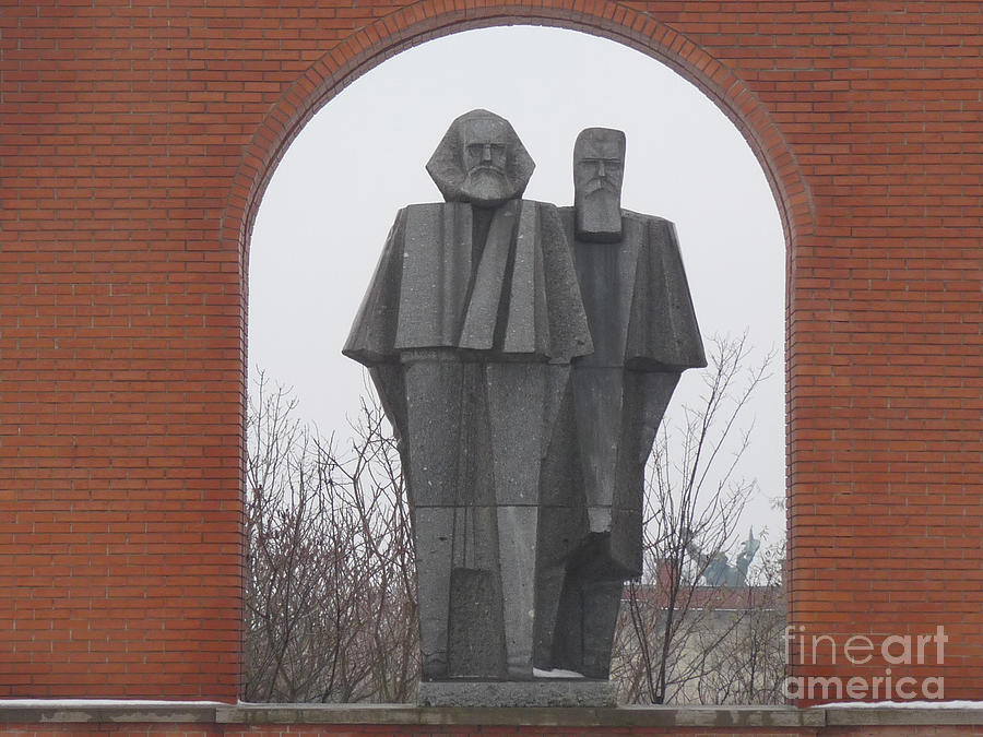 Marx and Engels Photograph by Deborah Smolinske