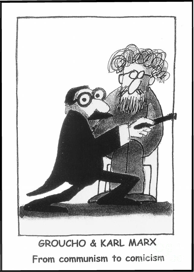 Groucho Mixed Media - Marx bros. by Robert Gumpertz