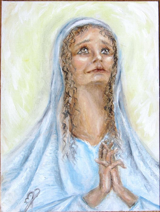 Mary Adult Mother Of God Oil Painting Modern Christian Catholic