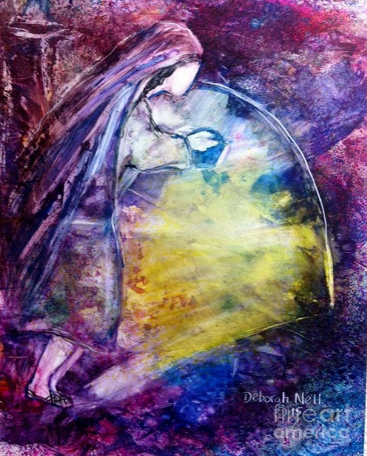 Inspirational Painting - Mary At The Tomb by Deborah Nell