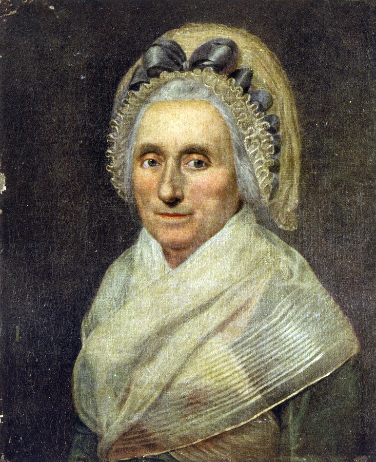 Mary Ball Washington (1706-1789) Painting by Granger