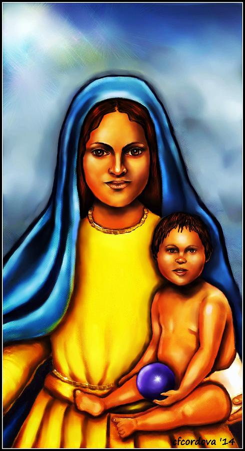 Mary Painting by Carmen Cordova