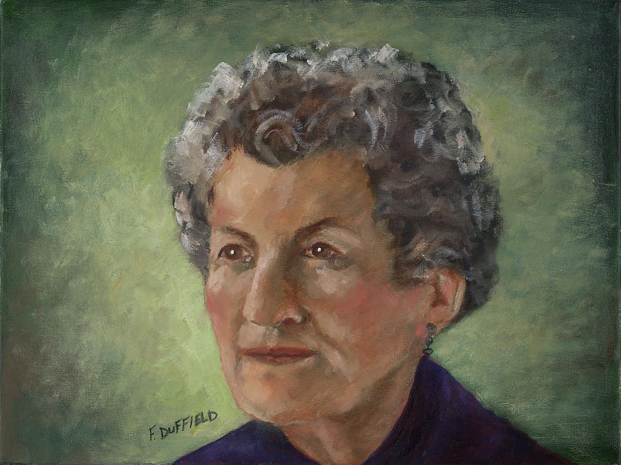 Mary Ellen Painting by Florine Duffield