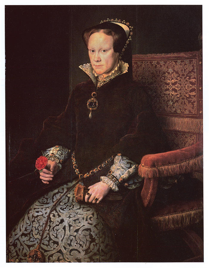 Queen Painting - Mary I Queen of England by Antonis Mor