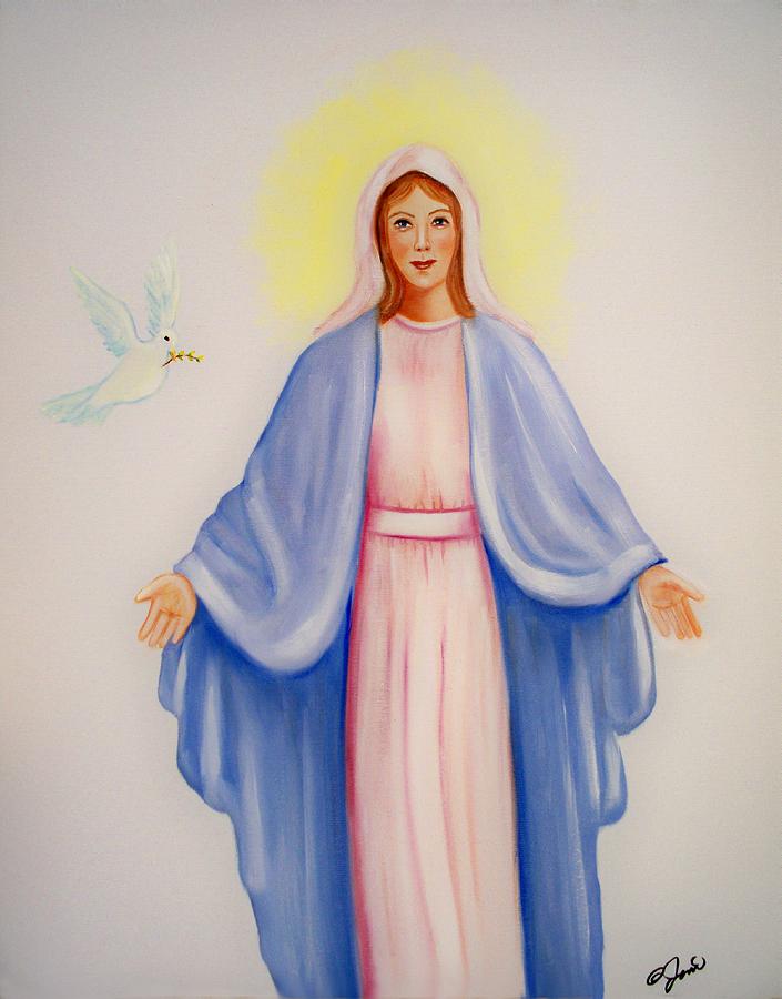 Mary Painting by Joni McPherson