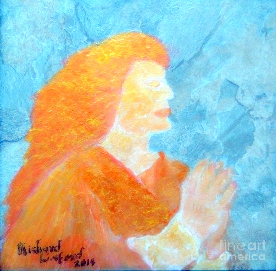 Mary Magdalene 1 Painting by Richard W Linford