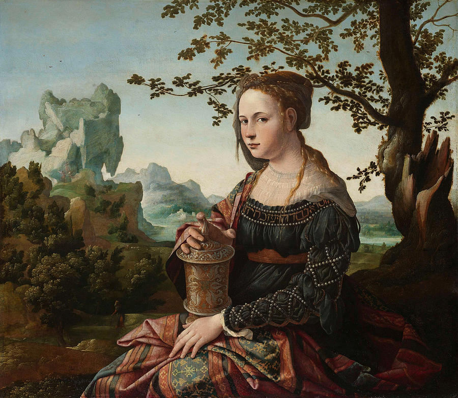 Mary Magdalene Painting by Jan van Scorel
