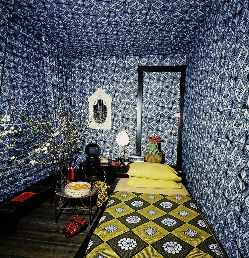 Mary Mcfaddens Bedroom Photograph by Horst P. Horst