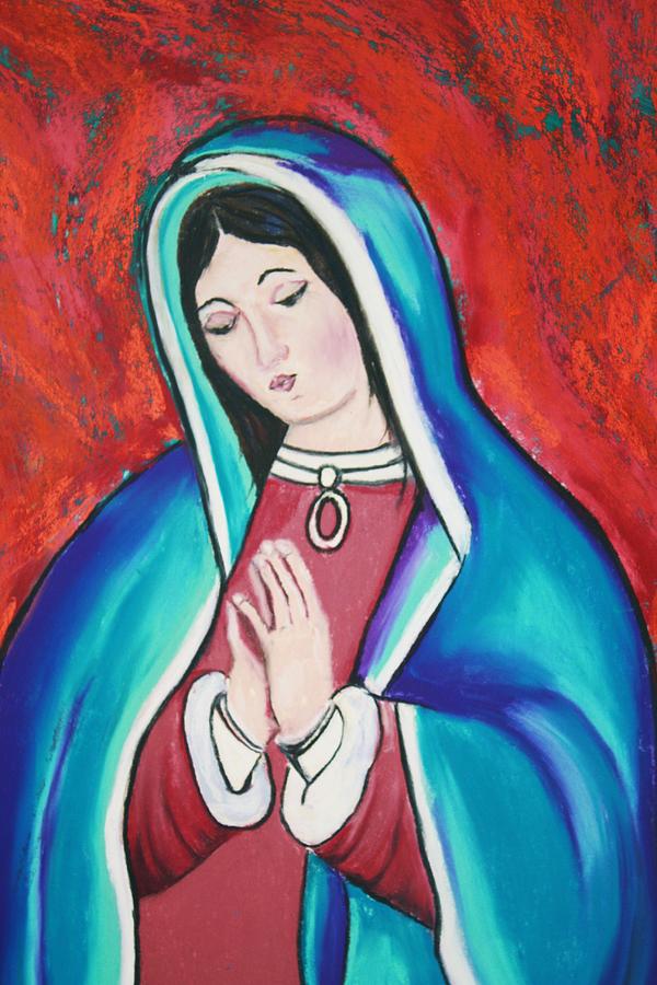 Madonna Painting - Mary by Melinda Etzold