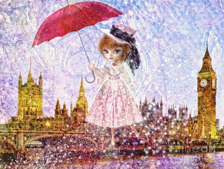 Mary Poppins Painting by Mo T